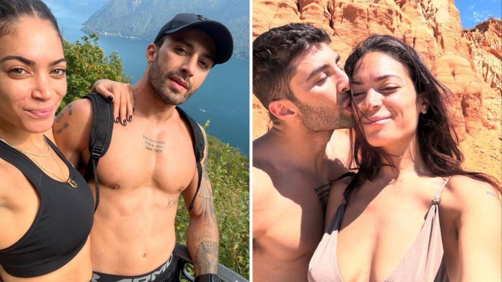 Andrea Iannone ed Elodie insieme durante una vacanza