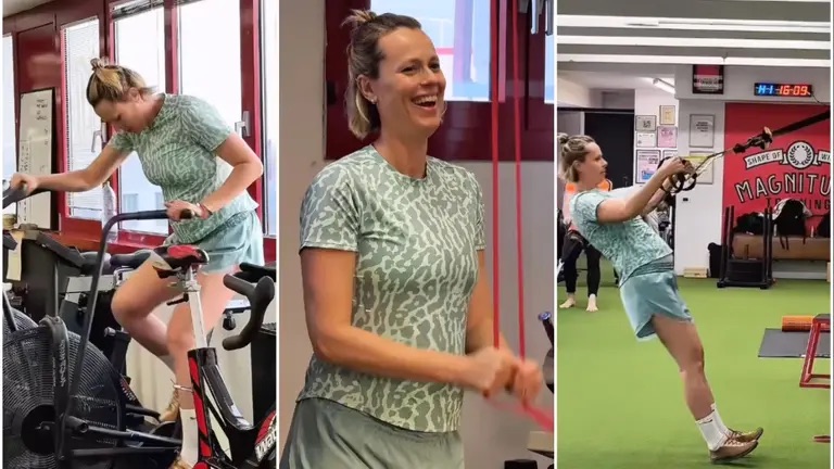 Federica Pellegrini incinta si allena in palestra: scoppia la polemica Federica Pellegrini incinta si allena in palestra
