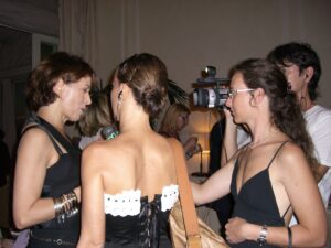 Barbara d’Urso durante un evento pubblico nel 2007, in una fotografia di Elena Torre