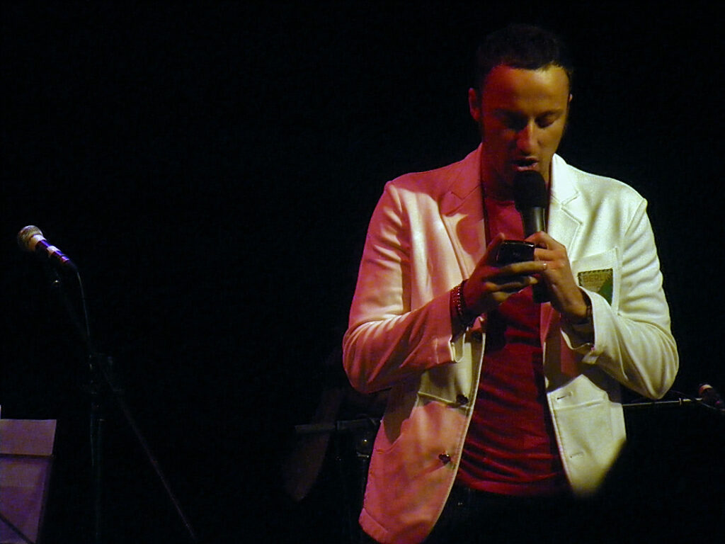 Francesco Facchinetti durante un evento nel 2009