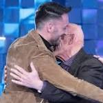 L’abbraccio tra Giuseppe e suo padre Giovanni a Verissimo