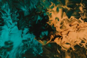 Composizione astratta ispirata ai quattro elementi per l’oroscopo settimanale