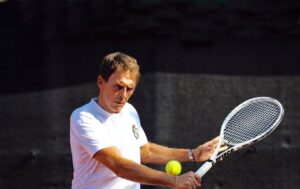 Stefano Meloccaro al torneo di tennis, foto di repertorio di Daniela Dolce